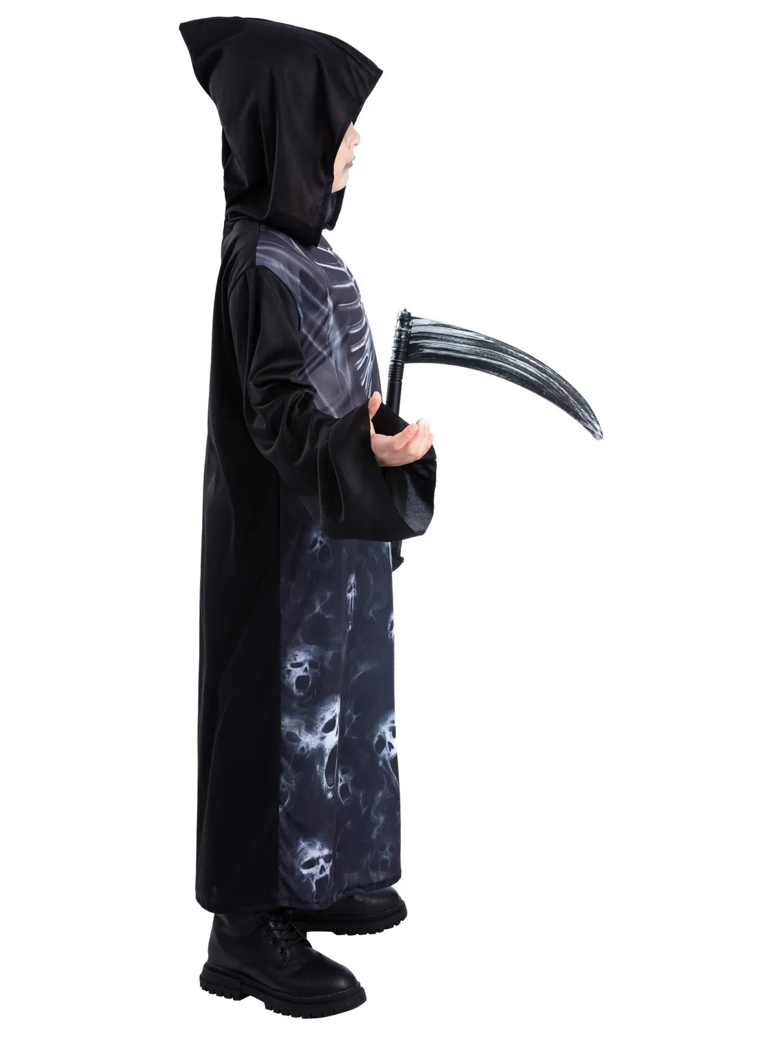 Smiffys Reaper costume mietitore nero 7-9 anni