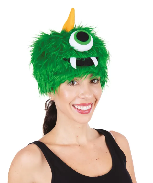 P'tit Clown re22945 cappello mostro ciclope verde