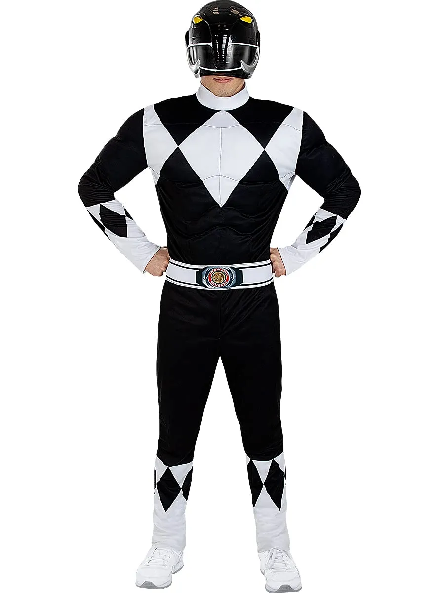 Funidelia Power Ranger Nero costume uomo M nero