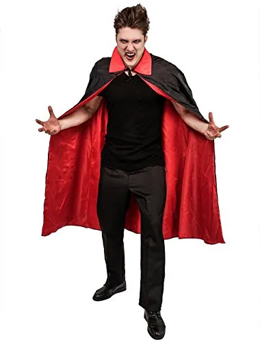 SEA HARE Capo Vampiro mantello uomo nero Halloween