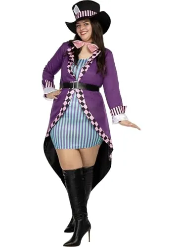 Funidelia Costume Cappellaio Matto donna viola XS