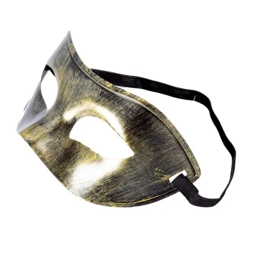 P'tit Clown 23383 maschera veneziana oro adulto