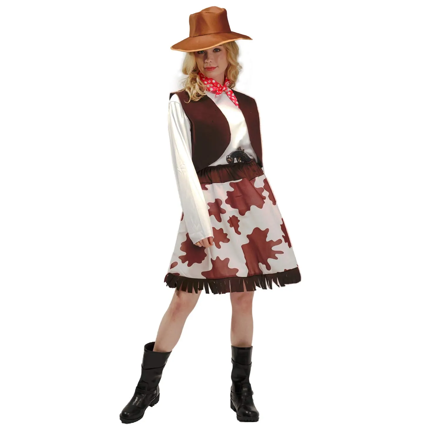 Sea Hare Costume Cowgirl Occidentale Donna per Feste