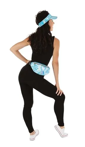 P'tit Clown 22690 Costume Adulto Blu Tinta Unita