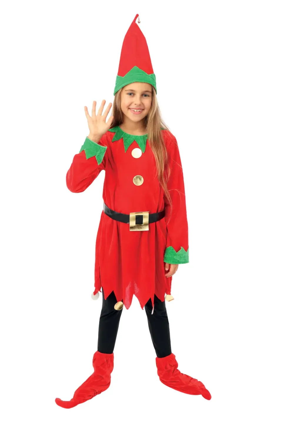 P'tit Clown Folletto costume bambino 140 cm 10/12 anni