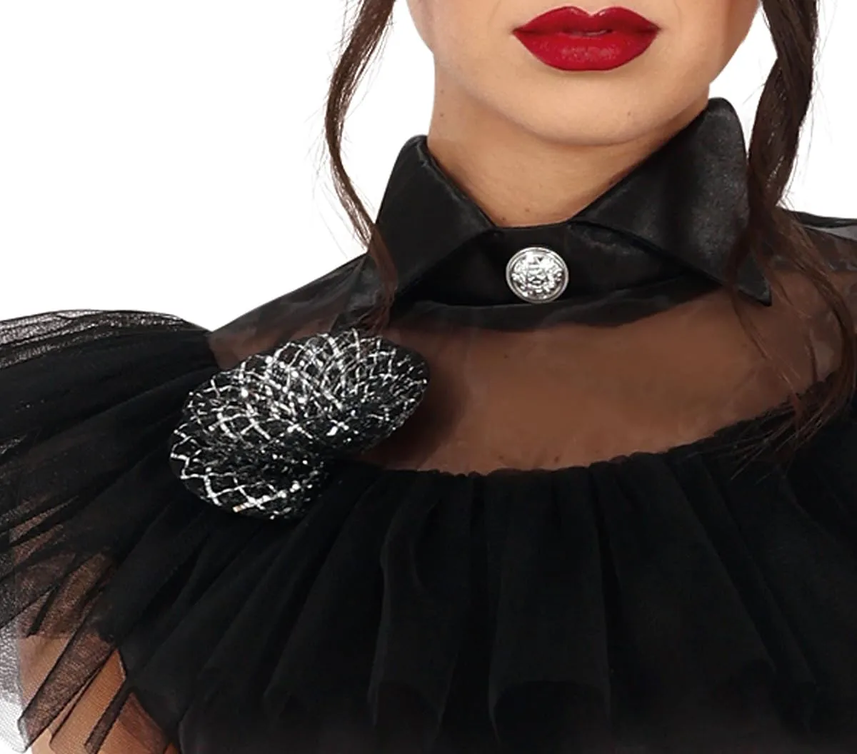 Fiestas Guirca Regina Notte costume 14-16 anni nero
