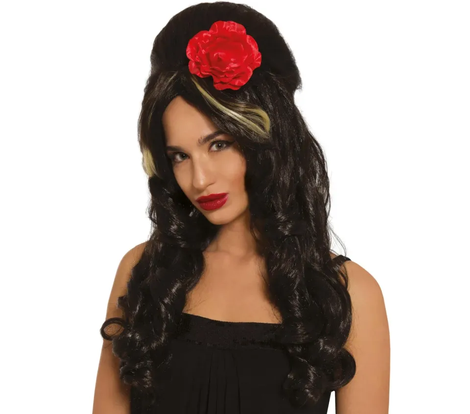 Guirca 4276 parrucca pop star bionda per feste