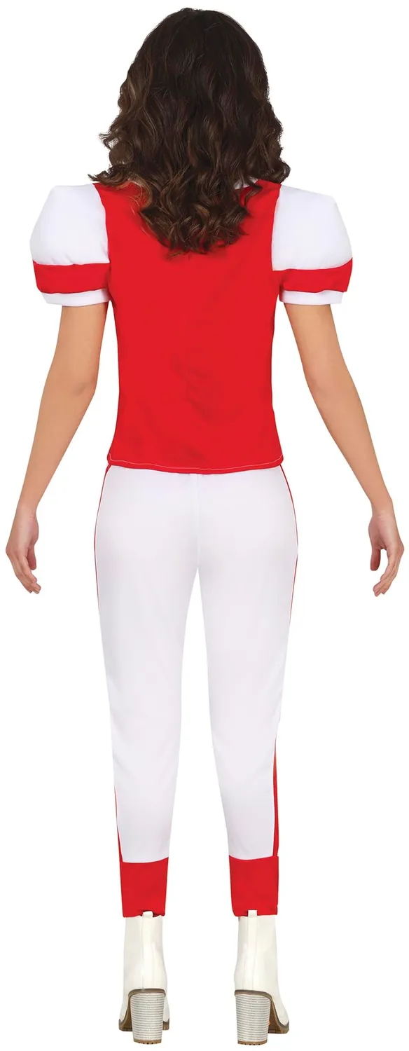 Fiestas Guirca Rugby Quarterback Rossa costume donna 40-42