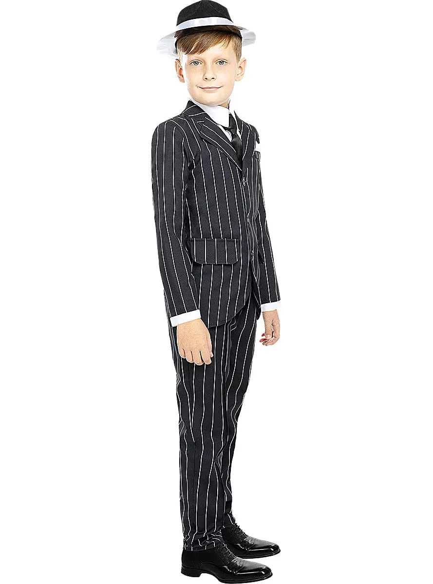 Funidelia costume gangster nero anni 20 bambino charleston