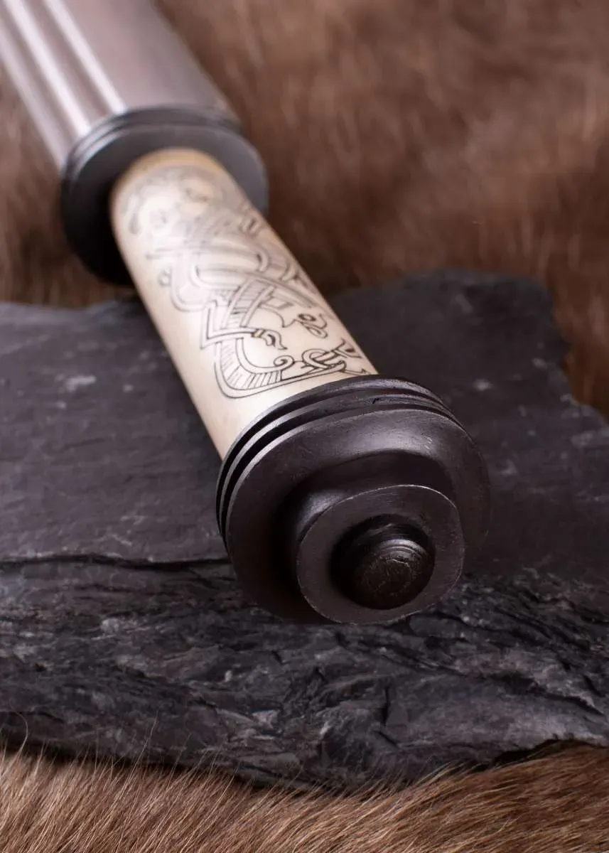 La Bottega di Merlino Long Seax Jellinge X sec. coltello osso