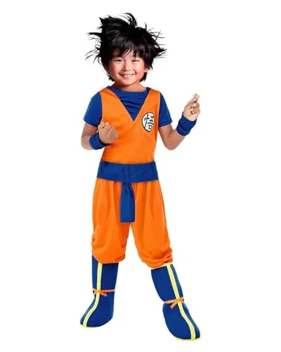 Funidelia Goku Dragon Ball costume bambino 7-9 anni arancione