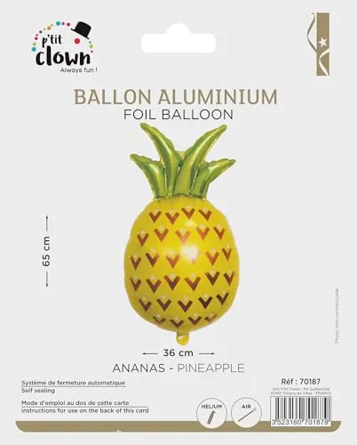 P'tit Clown palloncino ananas foil compleanno festa