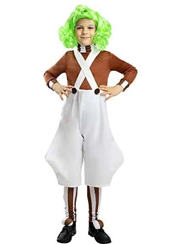 Funidelia Oompa Loompa costume bambino 3-4 anni