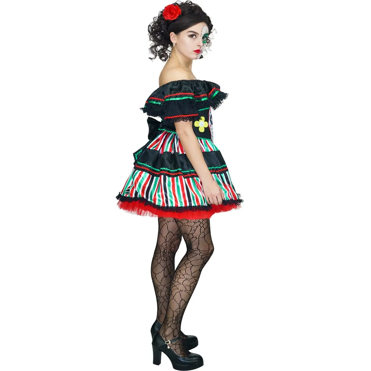 SEA HARE Senorita Giorno Morte costume donna con fascia