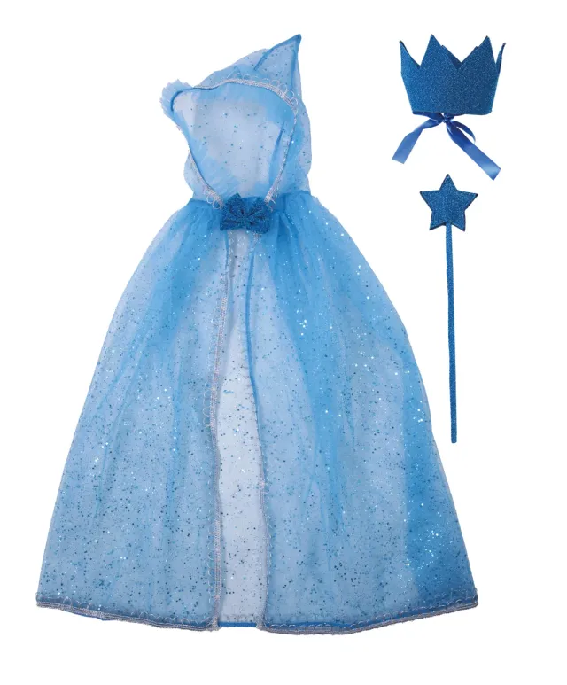 P'tit Clown Set Principessa Bambina Paillettes Corona