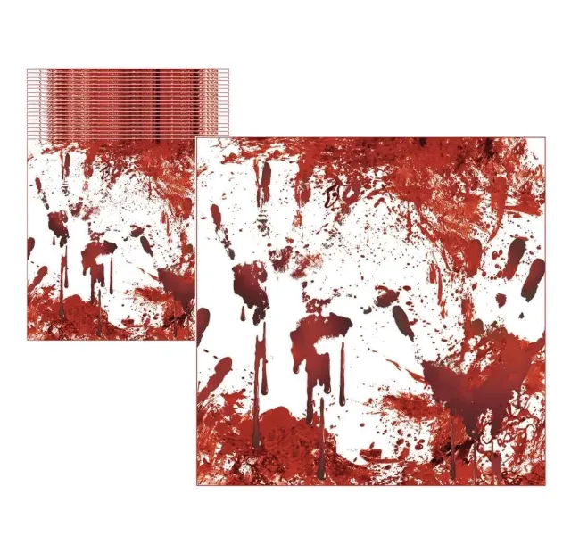 P'tit Clown 23596 Tovaglioli Halloween Sanguinanti 20 Pezzi