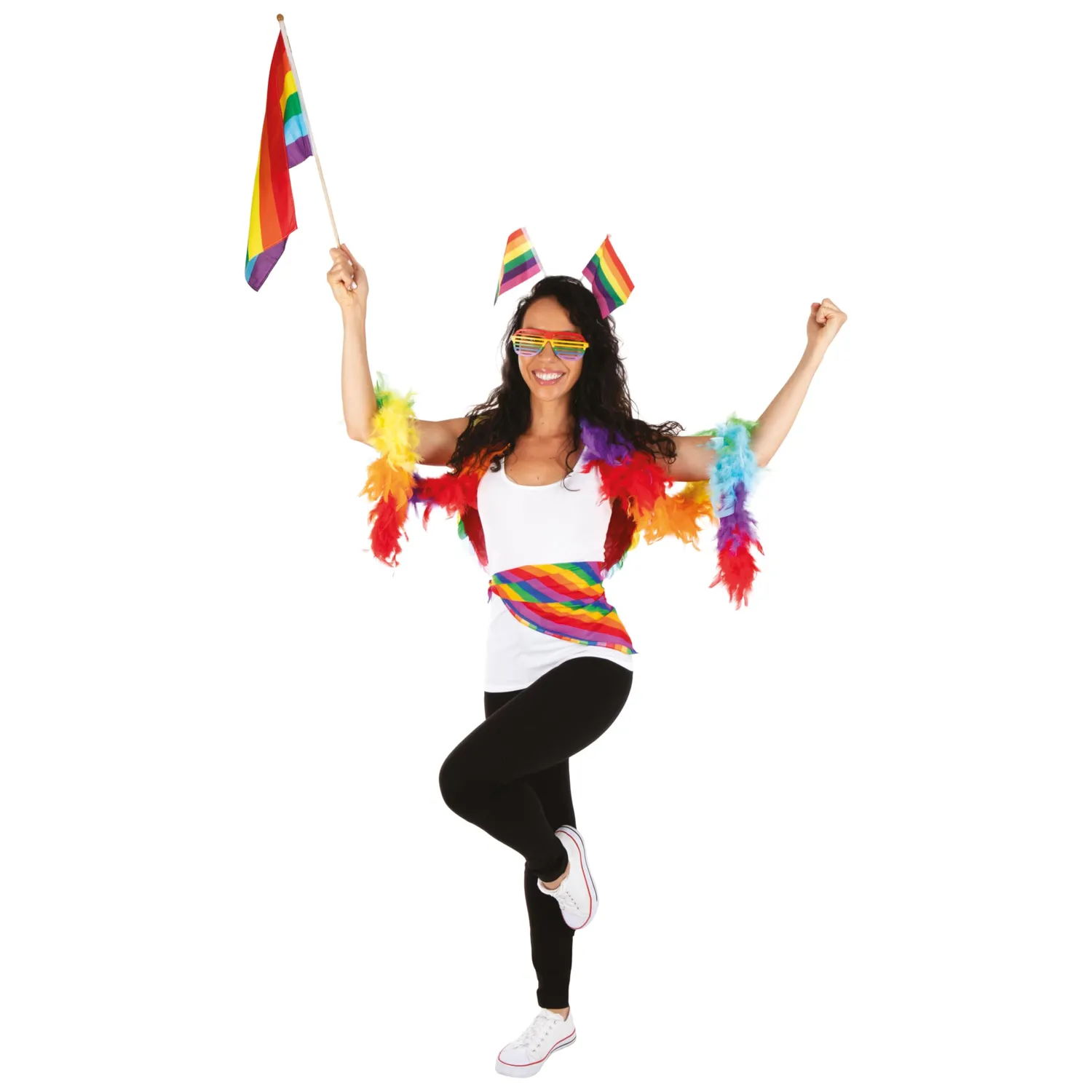 P'tit Clown re62838 occhiali barra arcobaleno Pride