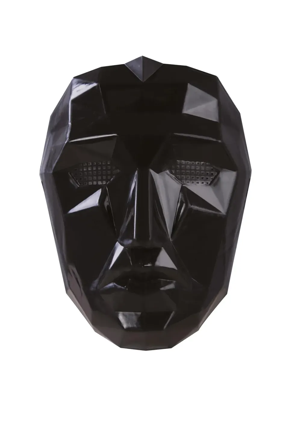 P'tit Clown maschera viso origami nera adulto