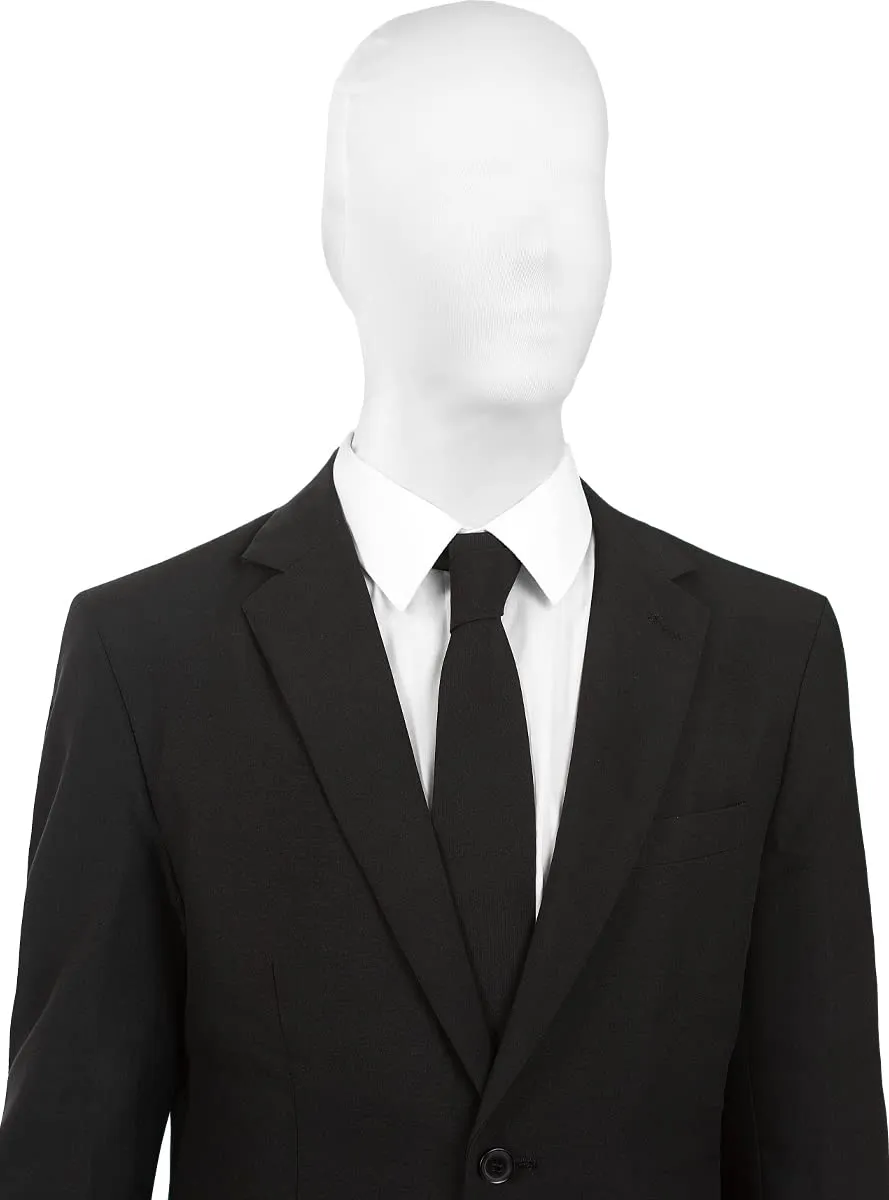 Funidelia Slender Man maschera bianca horror adulto