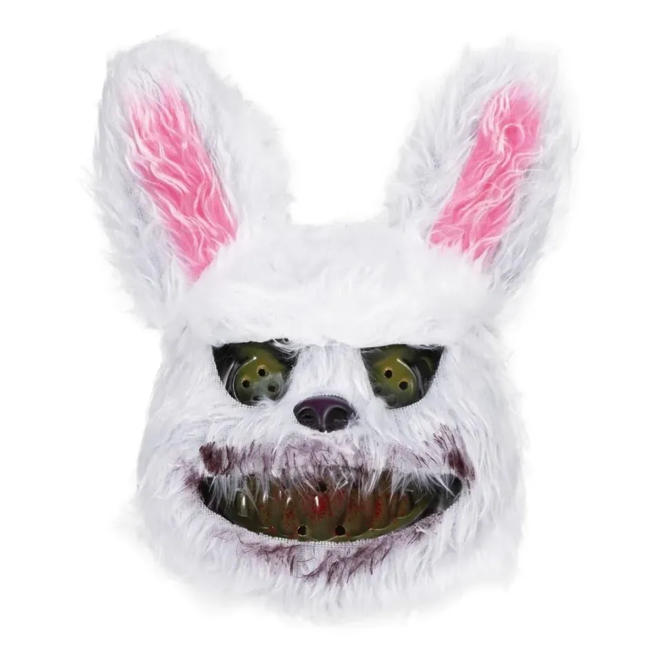 P'tit Clown maschera diabolica adulto animale coniglio orso