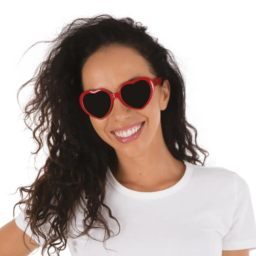 P'tit Clown 22653 occhiali festa cuore rosso