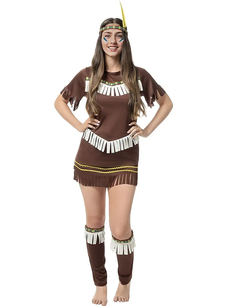 Funidelia Nativo costume donna marrone S