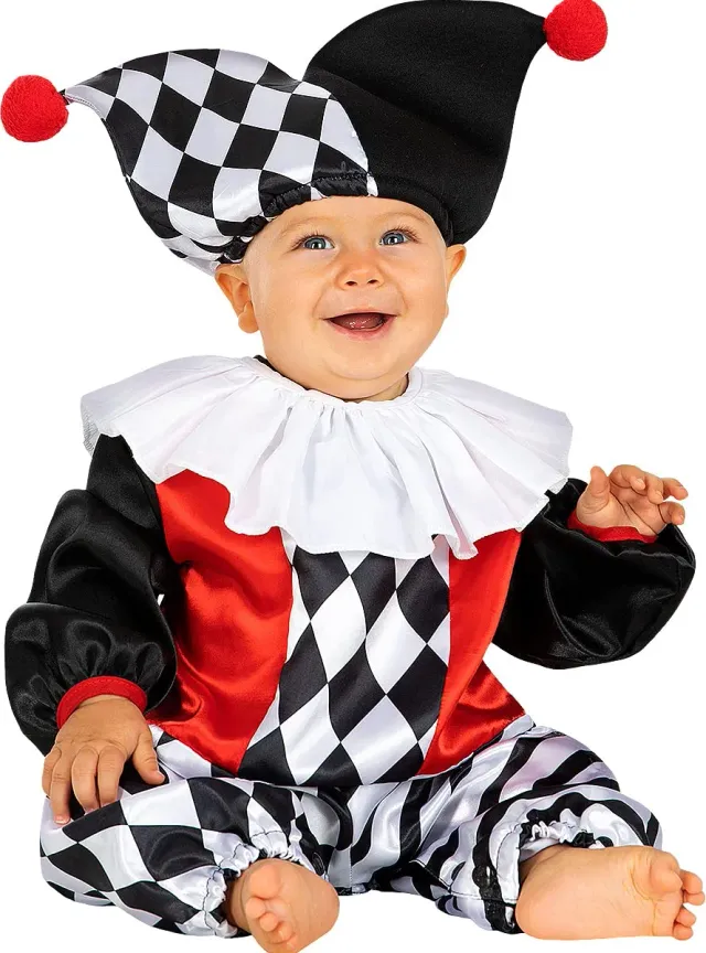 Funidelia Arlecchino Costume Bebè 12-24 Mesi Nero