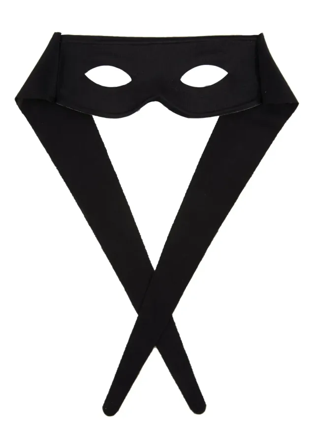 P'tit Clown 91810 maschera nera in pizzo