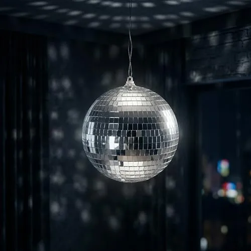 P'tit Clown 23457 palla da discoteca 15 cm argento sfaccettata