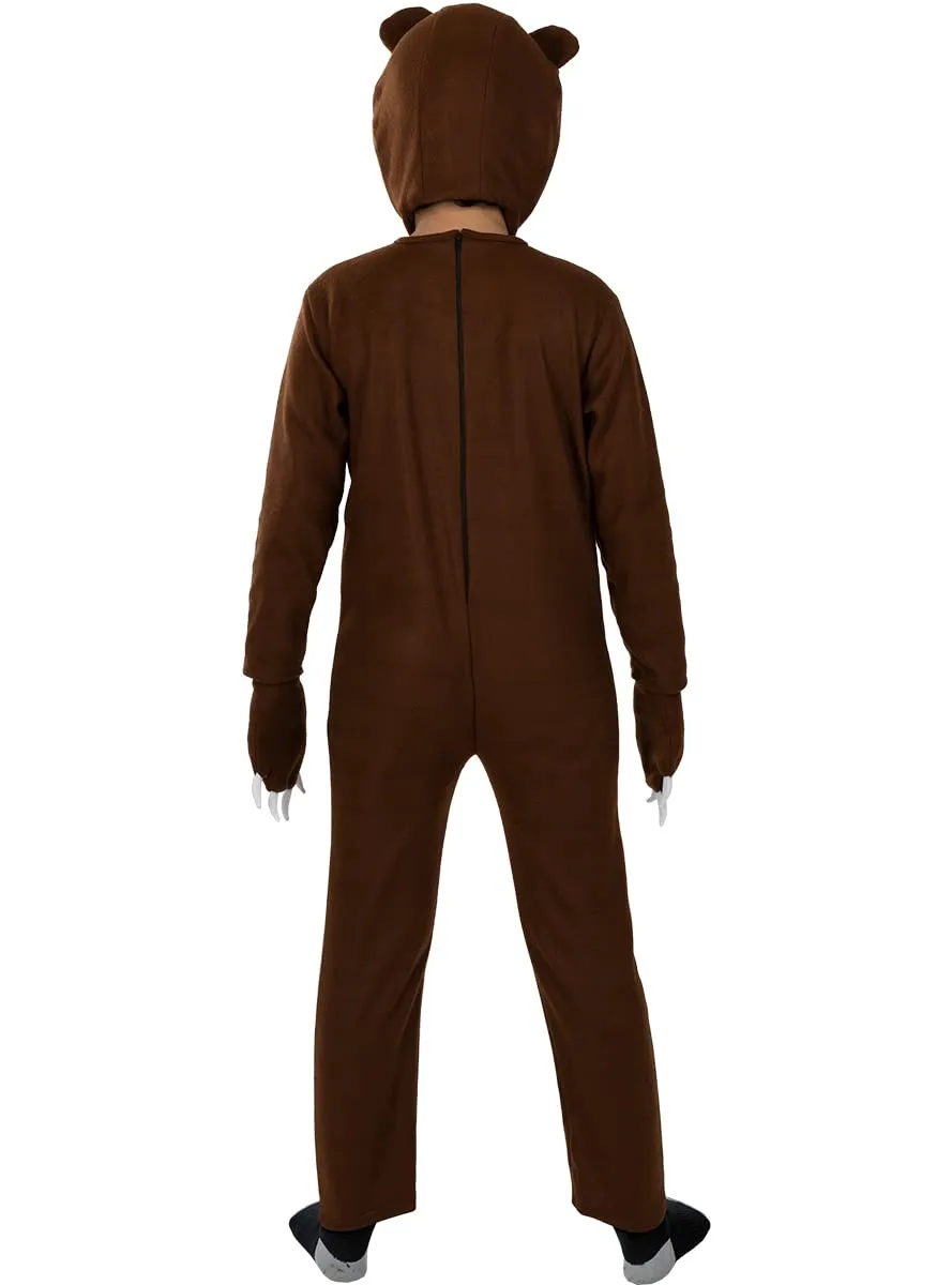 Funidelia Orso Bruno costume bambino 10-12 anni nero