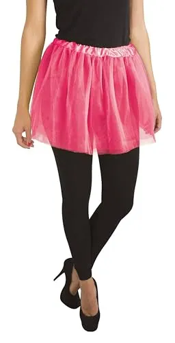 P'tit Clown tutù tulle adulto rosa fucsia 40 cm