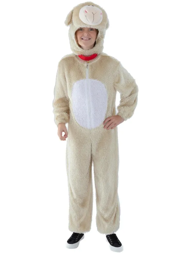 Smiffys Lamb Costume costume agnello crema 7-9 anni