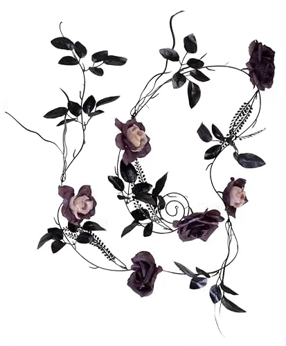P'tit Clown ghirlanda fiori viola 2,20 m decorazione