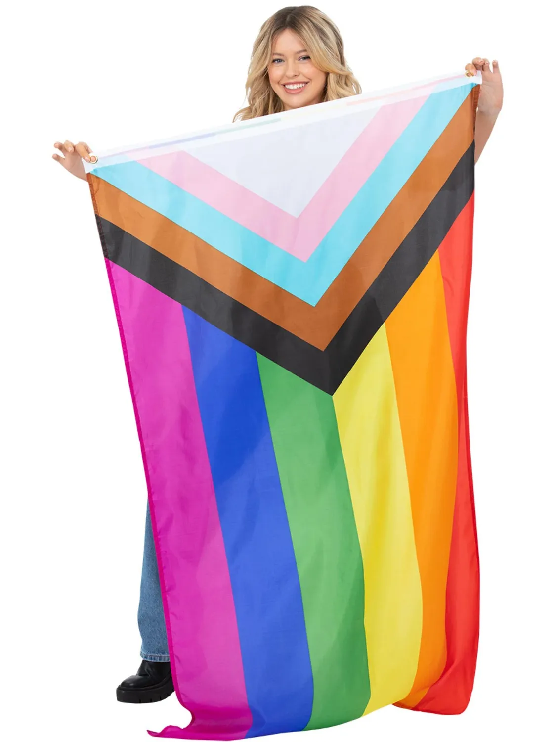 Smiffys Pride Flag bandiera arcobaleno 152x91 cm poliestere