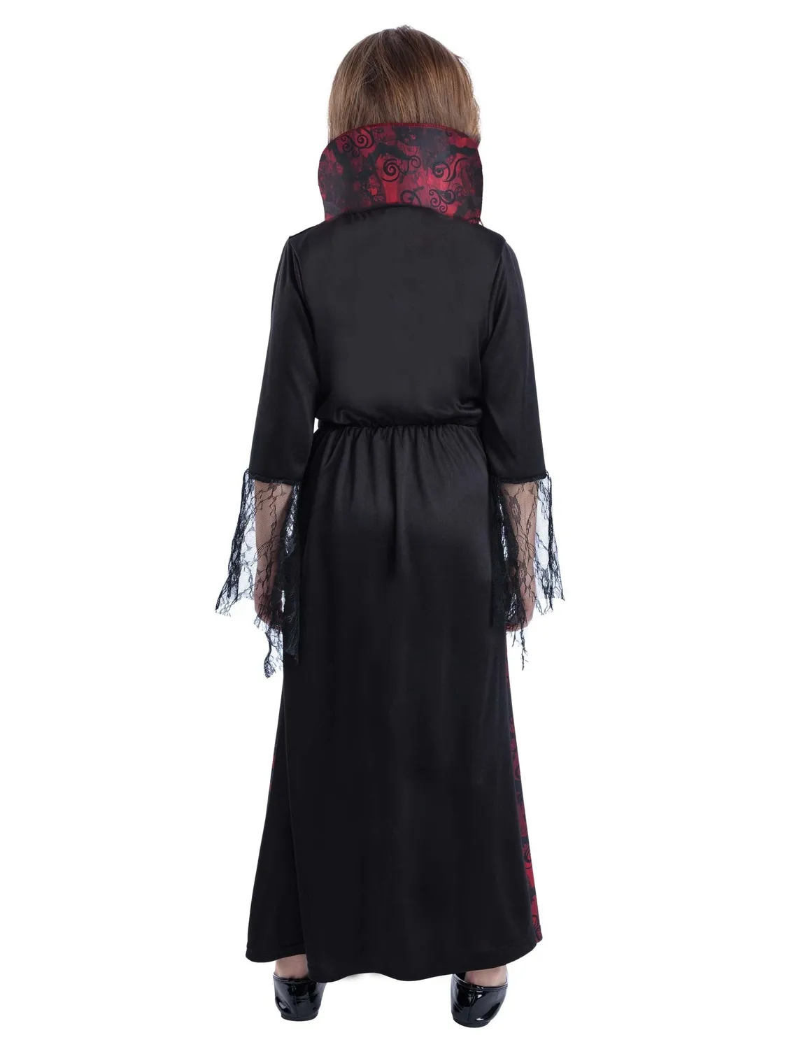 Smiffys Vampiress costume vampira nero 7-9 anni
