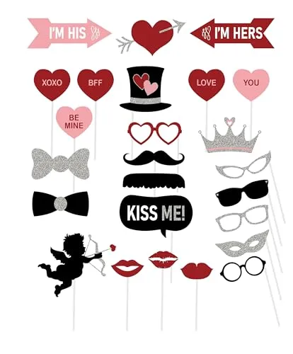 P'tit Clown Amore Shocks photobooth San Valentino 10 pezzi