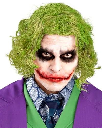 Funidelia Parrucca Joker Cavaliere Oscuro Verde Adulti