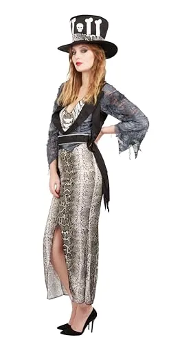 P'tit Clown 22125 costume voodoo donna S/M con cappello