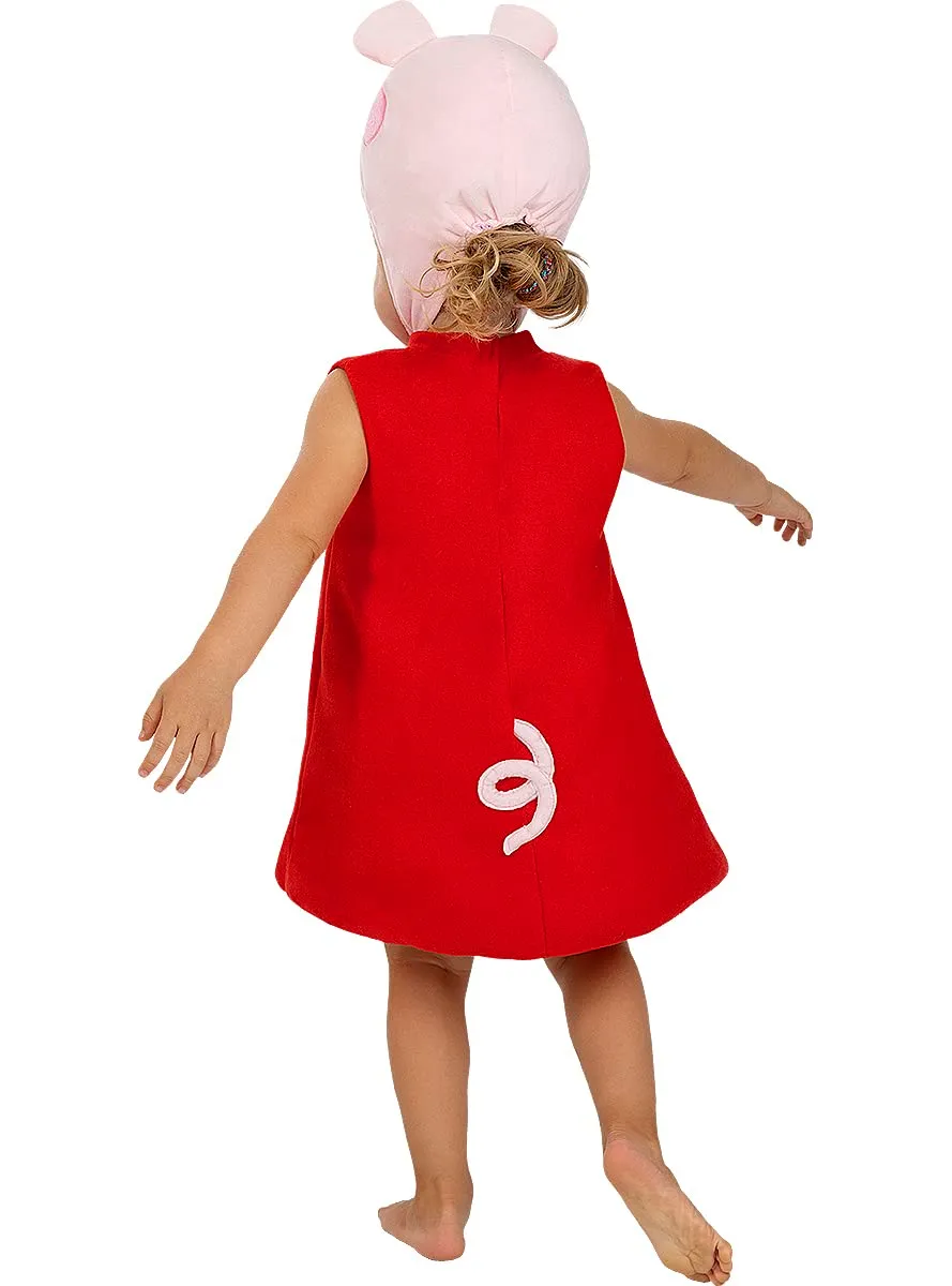 Funidelia Peppa Pig costume bambina rosa 12-24 mesi