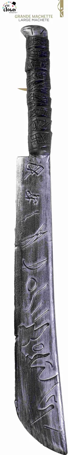 P'tit Clown re32569 machete giocattolo plastica 75 cm nero
