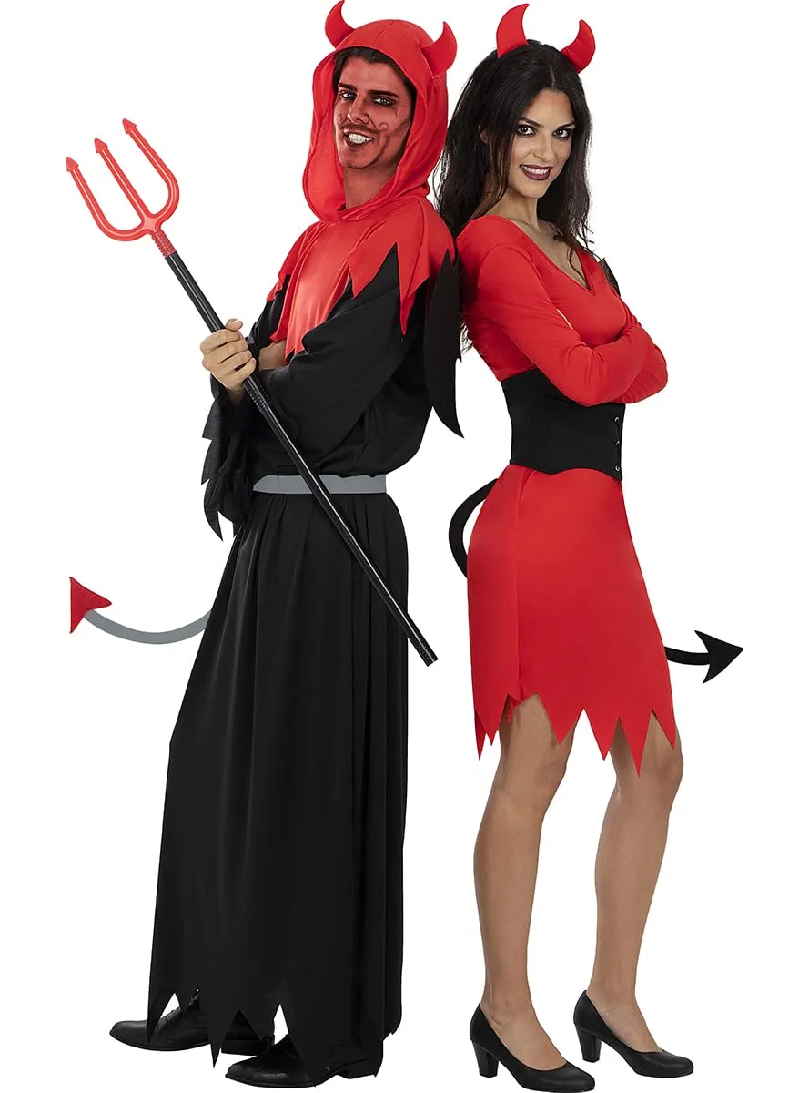 Funidelia Diavolessa costume donna S rosso