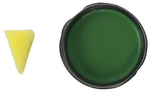 Fiestas Guirca trucco viso verde scuro con spugna 9 g