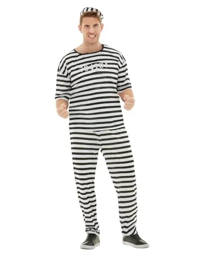 Funidelia Carcerato Costume Uomo Nero