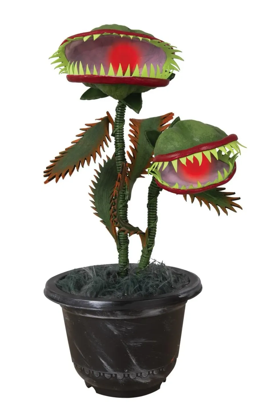 P'tit Clown 19104 pianta carnivora animatronic 36 cm sonora luminosa