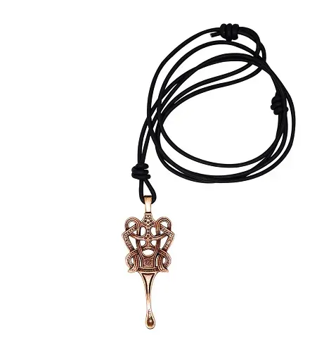 La Bottega di Merlino Collana Cucchiaio collana bronzo nodo celtico