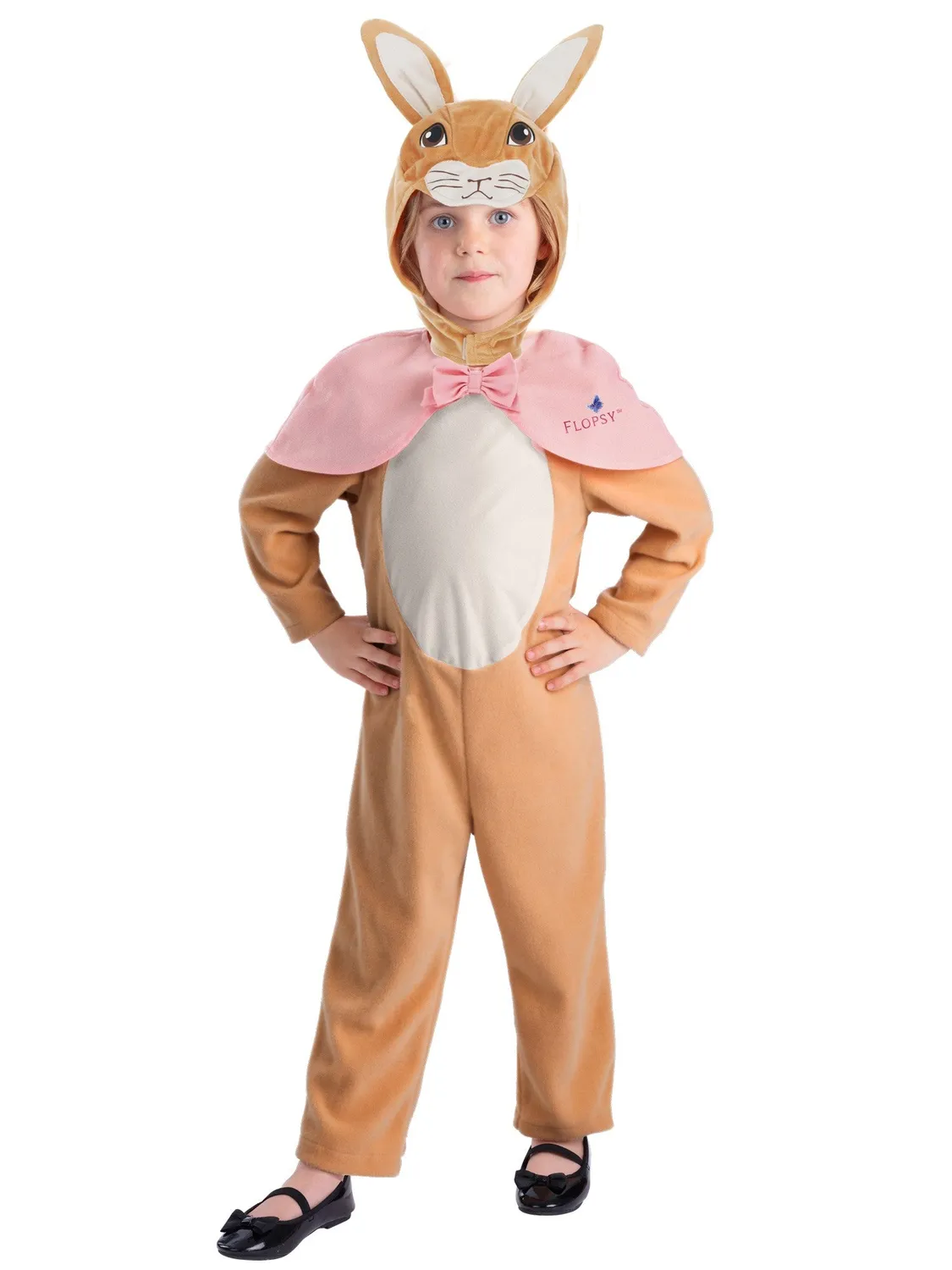 Smiffys Peter Flopsy costume bimba S 4-6 anni con mantello rosa