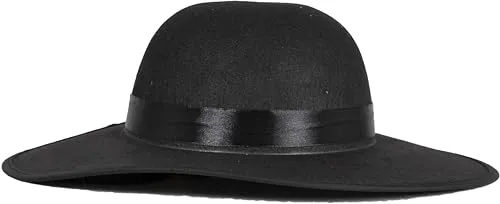 P'tit Clown 91041 Cappello Rabbino Nero Adulto Capelli