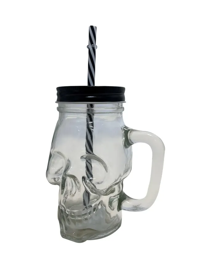 P'tit Clown Re21059 bicchiere con cannuccia 500 ml Halloween