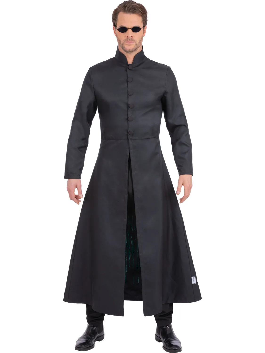Smiffys The Matrix giacca Neo uomo L 42-44 nera stampa