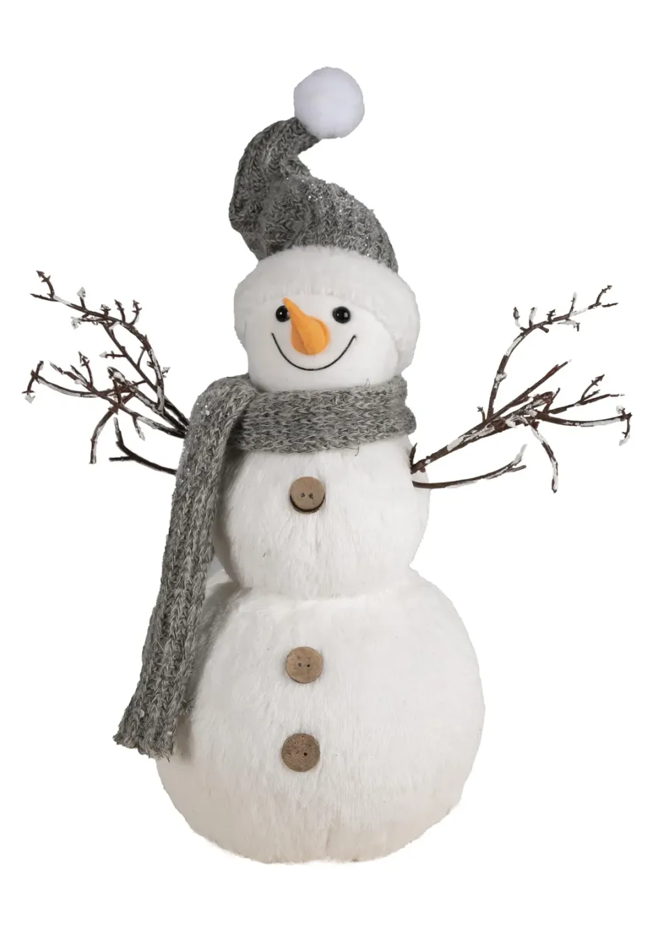 P'tit Clown re22850 pupazzo di neve decorazione Natale 42 cm